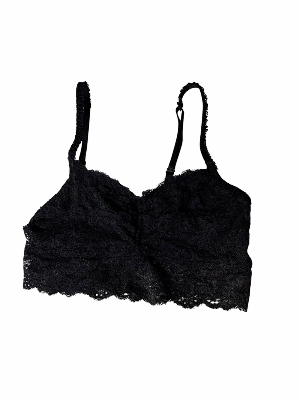 Black Lace Bralette Size Medium